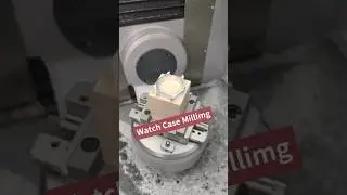Machining Watch Case Using Xmachine XM-100 Desktop 5-axis CNC#cncmachine #minicnc