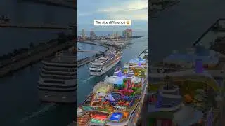 icon of the SEAS Vs carnival conquest #shorts #youtubeshorts #shortvideo #shortfeeds #cruise #foryou