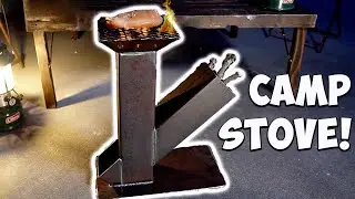 Easy Rocket Stove Build | DIY Scrap Metal Project  @EvolutionPowerTools