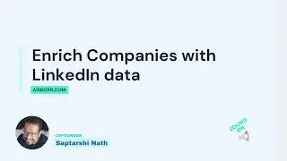 How to enrich companies with LinkedIn data