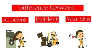 What is ACCIDENT,  INCIDENT and NEAR MISS | Difference between ACCIDENT,  INCIDENT and NEAR MISS ||