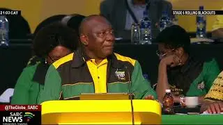 ANC 55th National Conference I Ramaphosa delivers political report at Nasrec