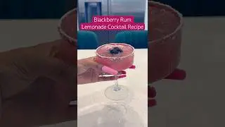 Girly Brunch Vibes! Blackberry Rum Lemonade #Cocktail #Recipe #malibu #drink see 🔗 on screen 2 🛍️