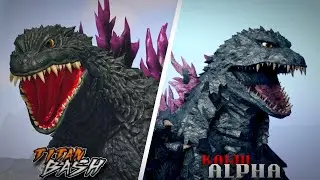 Millennium Godzilla Comparison! | Titan Bash VS Kaiju Alpha 