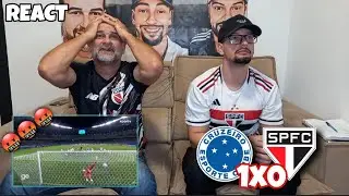 REACT CRUZEIRO 1X0 S&Atilde;O PAULO - PERDEMOS! CAMPEONATO BRASILEIRO