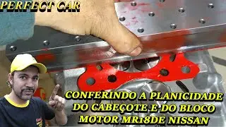 LIVINA 1.8 16V AQUECENDO, VAMOS CONFERIR A PLANICIDADE DO CABEÇOTE E DO BLOCO PARTE 4/11