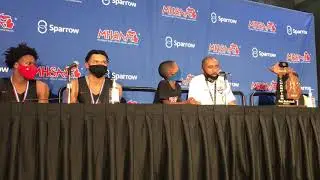 Grand Blanc discusses winning Division 1 basketball state title