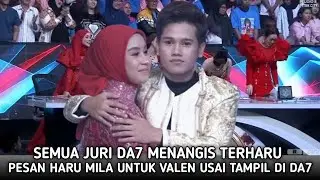 Sumpah Bikin Terharu!! Pesan Menyentuh Mila Untuk Valen Usai Tampil Memukau Di Grand Final DA7.