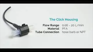 Equflow | Disposable Single Use Click Housing Flowmeter