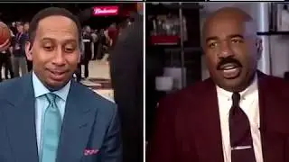 Steve Harvey tells Stephen A. Smith that the Cleveland Cavaliers will make it to Game 7