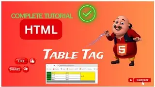 how to use table tag html || create a table using html. || explain some attributes of table in Html