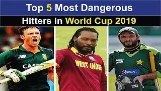 Most Dangerous Hitters in Cricket World Cup 2019