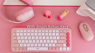 Logitech POP Mouse, Compact and Portable Wireless Bluetooth Mouse with Programmable Buttons