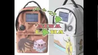 'AinalOha - The Worlds Eco-Friendly Solar Speaker/Cooler Backpack!
