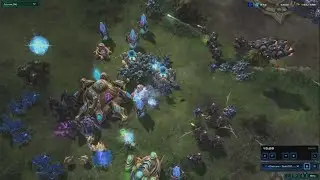 StarCraft II Legacy of the Void 星际争霸II：虚空之遗 Terran & Zerg vs 2 Protoss 스타크래프트 II: 공허의 유산 2x2