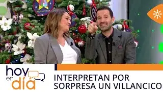 Hoy en día | Cantores de Híspalis interpretan por sorpresa un villancico en un centro de día