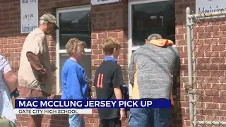 Mac McClung jersey sale benefits Gate City High School Athletics