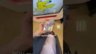 POV Opening Pokemon Packs for my Lunch Break