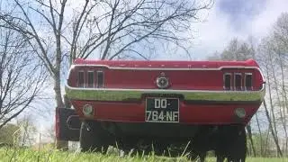 Mustang 1968 Xpipe dual inox exhaust