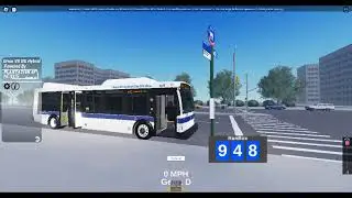 Driving the B42 Orion Vll 2009 bus around the map #roblox #nyctbus