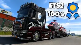 CHILLED OUT TRUCKING #253 (ETS2) - Working Towards 100% Achievements!!