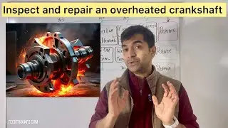 Crankshaft inspection | How to Inspect and Repair an Overheated Crankshaft | Part 3