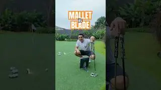 MALLET VS BLADE CHALLENGE using @TrackmanGolf data! #golf #trackman #golfequipment