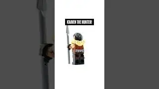 How To Make A LEGO KRAVEN THE HUNTER Minifigure From Marvels Spider-Man 2! #shorts