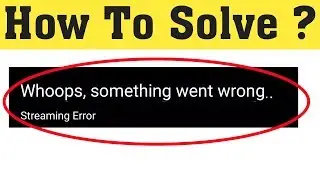 How To Fix Something Went Wrong On Netflix || Netflix Network Connection Error