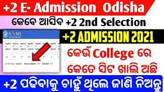 +2 Admission 2021, Plus 2 Second Selection Merit List, Plus Two Slideup admission, +2 2nd selection