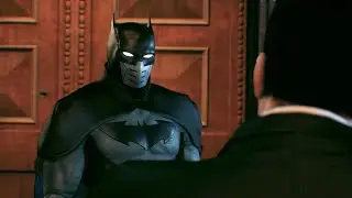 The Masked Batman Mod Suit Unmasking at Wayne Tower