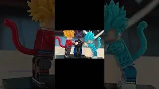 LEGO Dragon Ball Beerus vs Vegeta and Goku Super Saiyan 4 #dragonball #dragonballheroes #goku