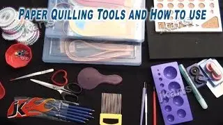 Paper Quilling Tools | How to use Quilling Tools | JK Arts 212