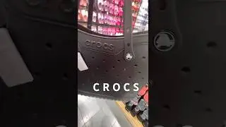 CROCS CLASSIC LARGE MEDIUM SUMMER CROCS ADULT SOCKS #crocsoriginal #crocs #shopwithme #outletmall