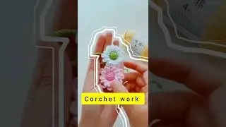Beautiful crochet flower 🌻#corchet #edm #handmade #knitting #baby #fashion #crochetdesign#flowers 