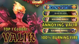 Annoying Top 1 Global Valir | Valir Best Build 2022 | Build Top Global Valir - MLBB