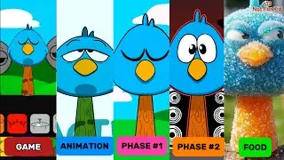 Sprunki OC | Sleepy Bird (from Pocoyo), Game Animation Phase1 Phase2  FOOD | CORRECTION EDIT