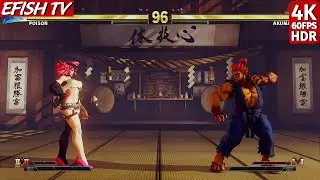 Яд против Акумы (Самый сложный ИИ) - Street Fighter V
