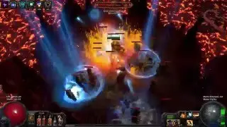 Path of Exile - Facetanking DOUBLE Volcano boss with Aegis