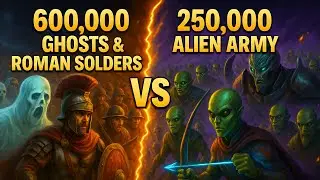 600,000 Ghosts & Roman Soldiers vs 250,000 Alien Army &ndash; Ultimate Battle!
