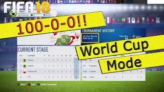 I GOT *100-0-0* on WORLD CUP MODE !!