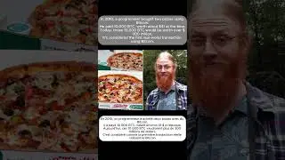 The $32 Million Pizza Order #bitcoin  #cryptocurrency