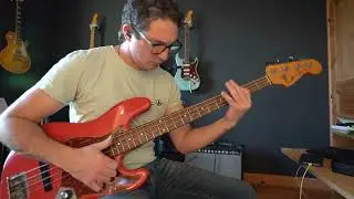 Bass Solo Slap on Fender Jazz Bass CS 62 😃🎸