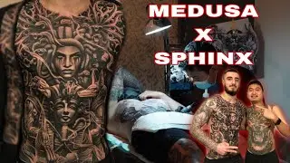 AMAZIMG EGYPT X MYTHOLOGY STYLE - FULL FRONT TATTOO [FULL VIDEO]