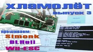 Хламолет - выпуск 3. Прошивка регуляторов прошивками Simonk, BLHeli, Wii-ESC