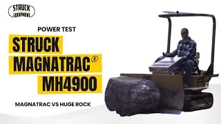 Struck MAGNATRAC&reg; MH4900 Power Test |  Small Bulldozer vs Huge Rock
