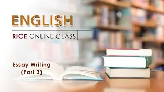 English Online Class I RICE Education I Descriptive English I Essay Writing I Chetana Tv I Part 3