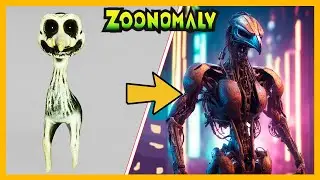 Zoonomaly Game VS Real Life | All Character Comparison Cyber version #zoonomaly #horrorgaming