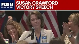 Susan Crawford speaks to supporters after victory in Supreme Court race | FOX6 News Milwaukee