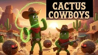 Cactus Cowboys 🌵🤠🏜️ | Funny Wild West Cartoon for Kids | Animated Short Story